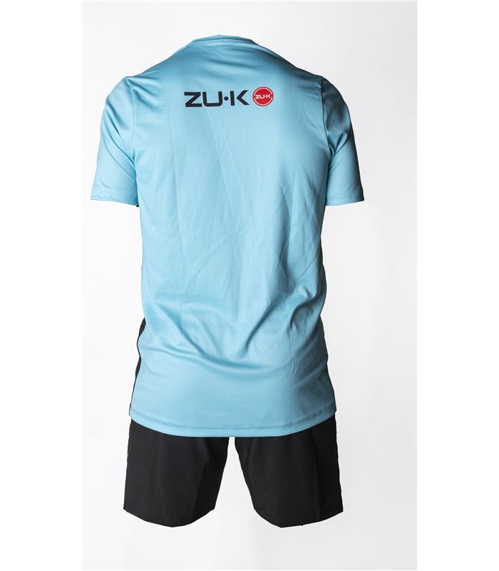 CAMISETA ORIA AZUL Y NEGRA TRASERA