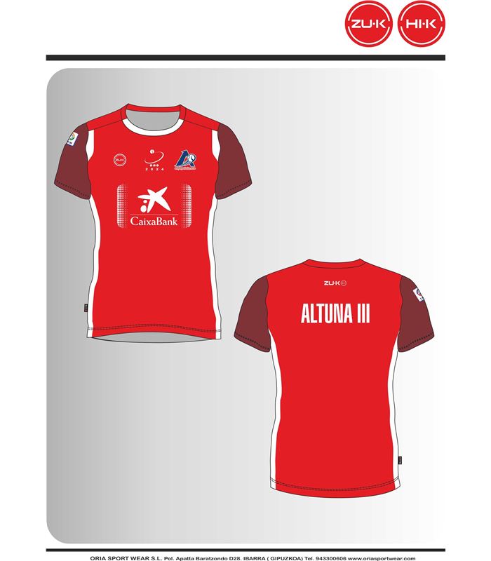 CAMISETA TXAPELDUN ALTUNA III 2025